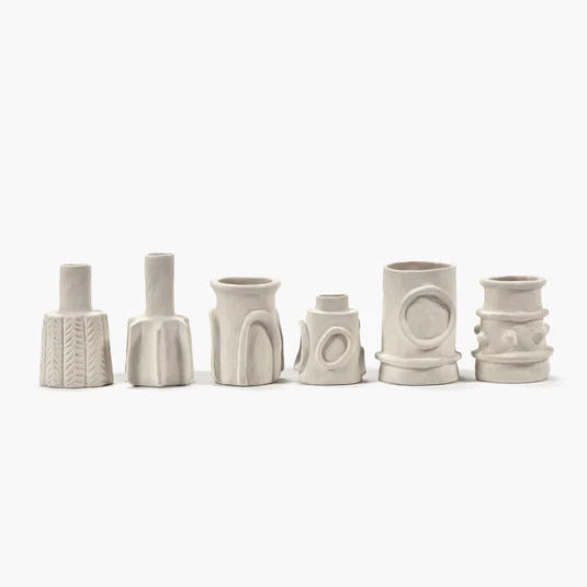 VASES MOLLY EN GRES PAR 6 MARIE MICHIELSSEN SERAX - LA PETITE BOITE JAUNE