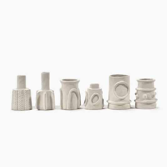 VASES MOLLY EN GRES PAR 6 MARIE MICHIELSSEN SERAX - LA PETITE BOITE JAUNE