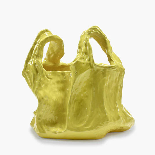 VASE_GALA_EN_FORME_DE_SAC_JAUNE DE Kseniya Kravtsova_SERAX - LA PETITE BOITE JAUNE