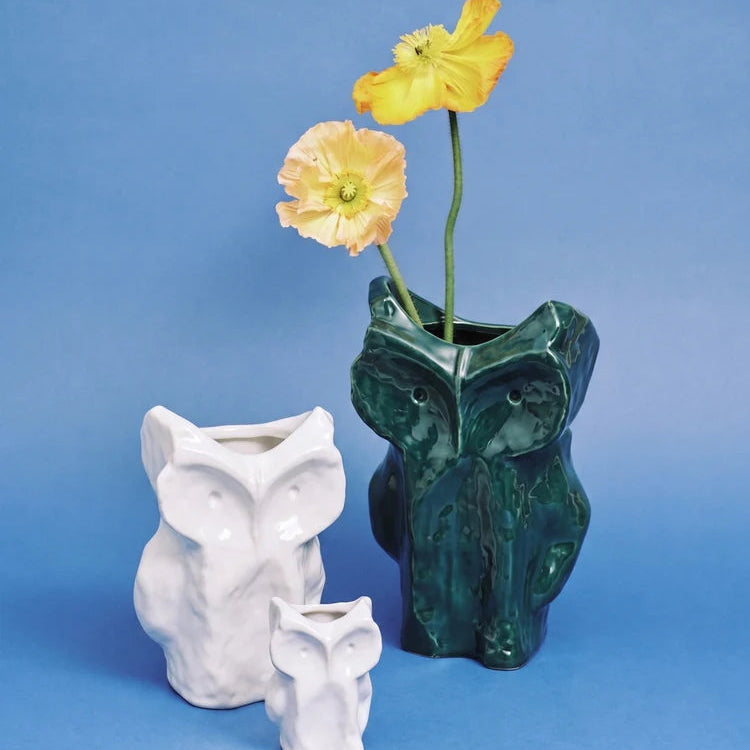 VASE HIBOU DE MARNI VERT TAILLE S SERAX - LA PETITE BOITE JAUNE