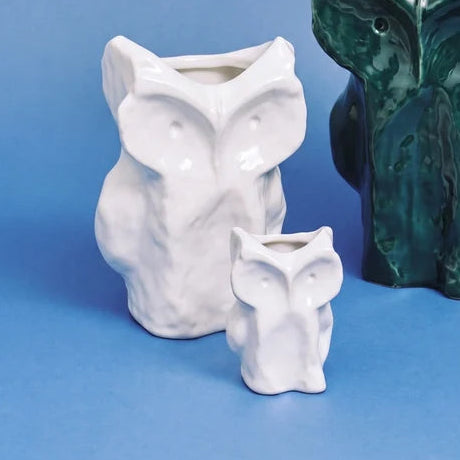 VASE HIBOU MARNI SERAX MINI BLANC - LA PETITE BOITE JAUNE