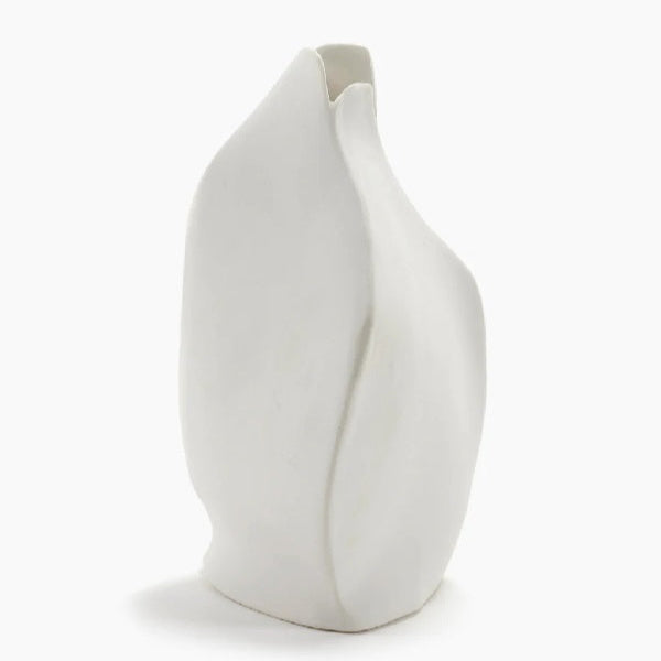PETITS VASES IRR2GULIERS EN PORCELAINE BLANCHE SERAX