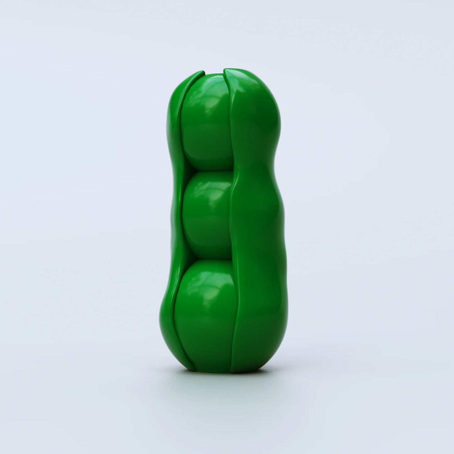 Vase en céramique en forme de petits pois verts. 