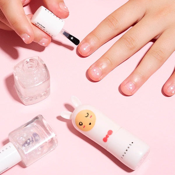 Vernis étoilé blanc 