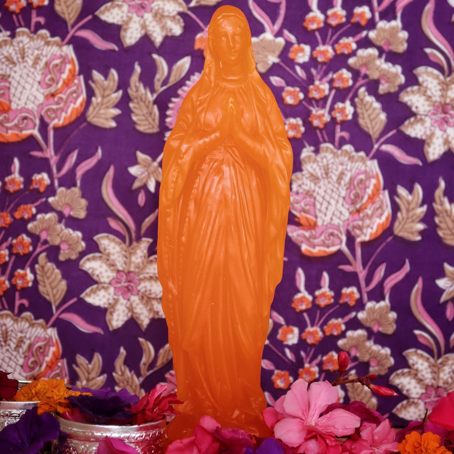 VIERGE NOTRE DAME CIERGERIE DES PREMONTRES ORANGE - LA PETITE BOITE JAUNE