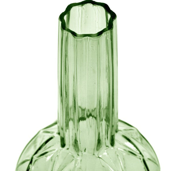 vase en verre vert serax