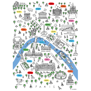 affiche IMAGE REPUBLIC SOLEDAD MONUMENT PARIS- LA PETITE BOITE JAUNE