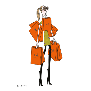 affiche IMAGE REPUBLIC SOLEDAD SACS ORANGES - LA PETITE BOITE JAUNE