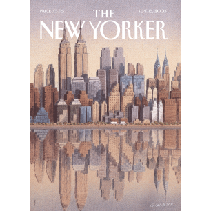 affiche IMAGE REPUBLIC THE NEW YORKER111-gurbuz-twin-towers - LA PETITE BOITE JAUNE