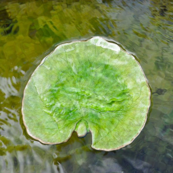 Feuille d'Alchemille en grès Christian TORTU