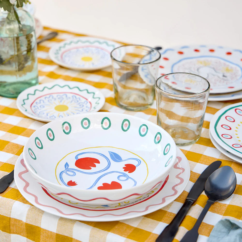 assiette creuse Tulipe de LAETITIA ROUGET - LA PETITE BOITE JAUNE