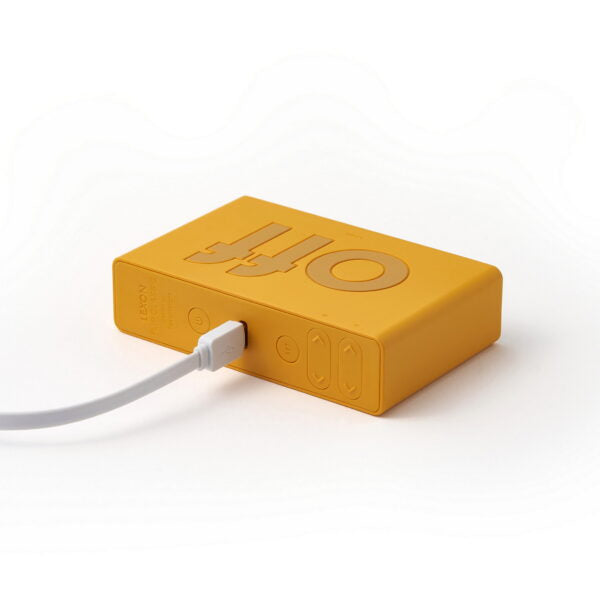 Batterie jaune réveil Lexon