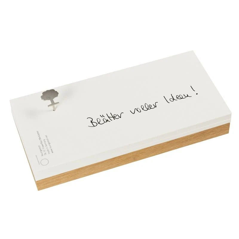 bloc notes arbre socle chêne