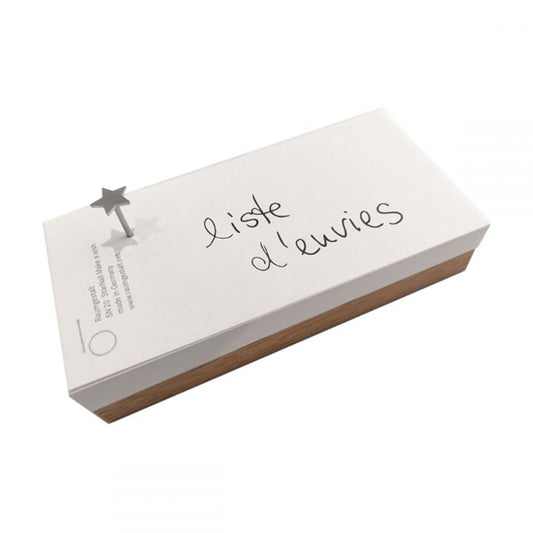 bloc notes liste d'envies