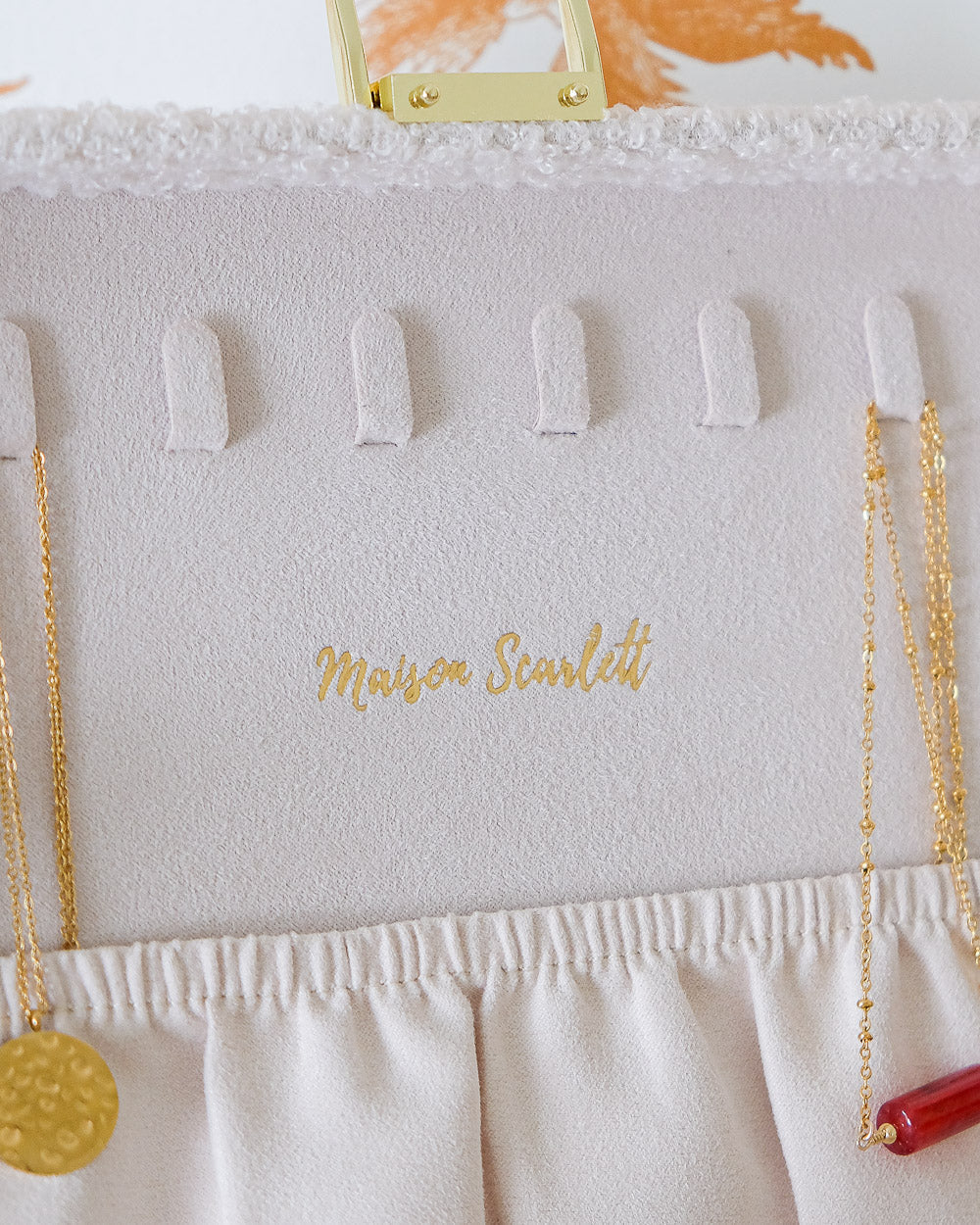 Boite à bijoux pour la maison ou le voyage : la super grande avec tiroir