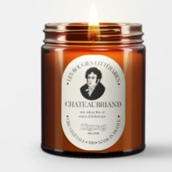bougie parfumee litteraire CHATEAUBRIAND- 