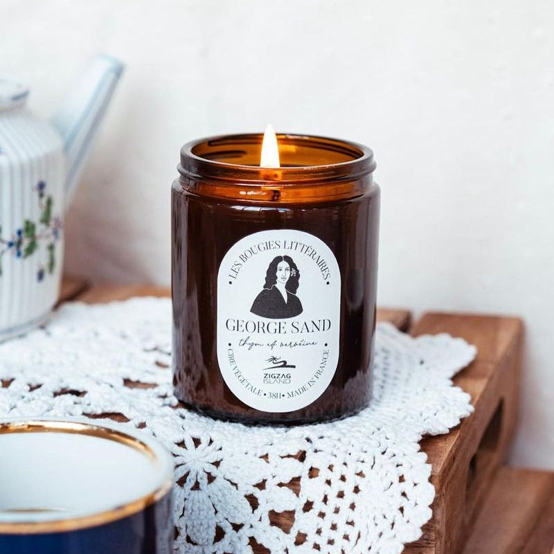 bougie parfumee litteraire GEORGES SAND