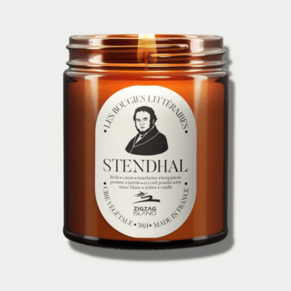 bougie parfumee litteraire STENDHAL -