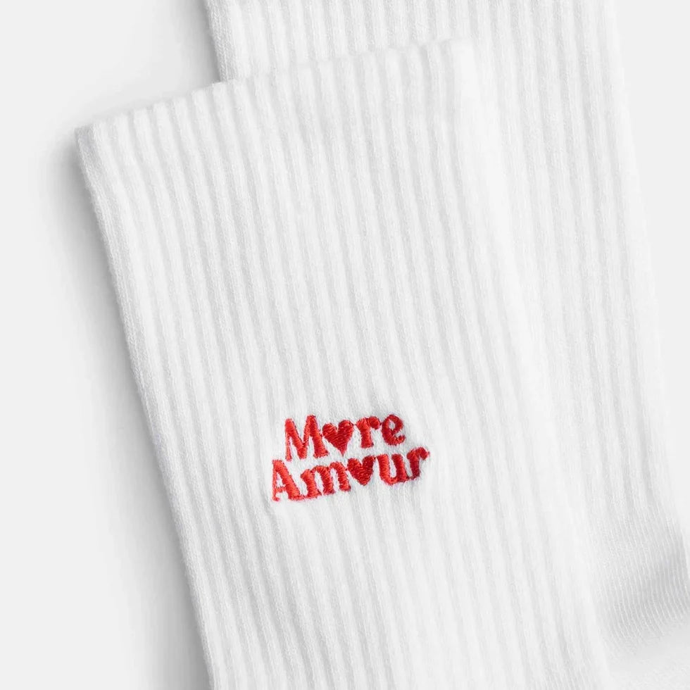 chaussettes funs écoresponsables MORE AMOUR - LA PETITE BOITE JAUNE