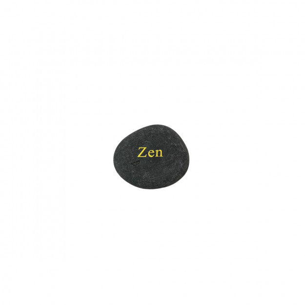 galet-décoratif noir-avec texte zen en doré _-_LA_PETITE_BOITE_JAUNE