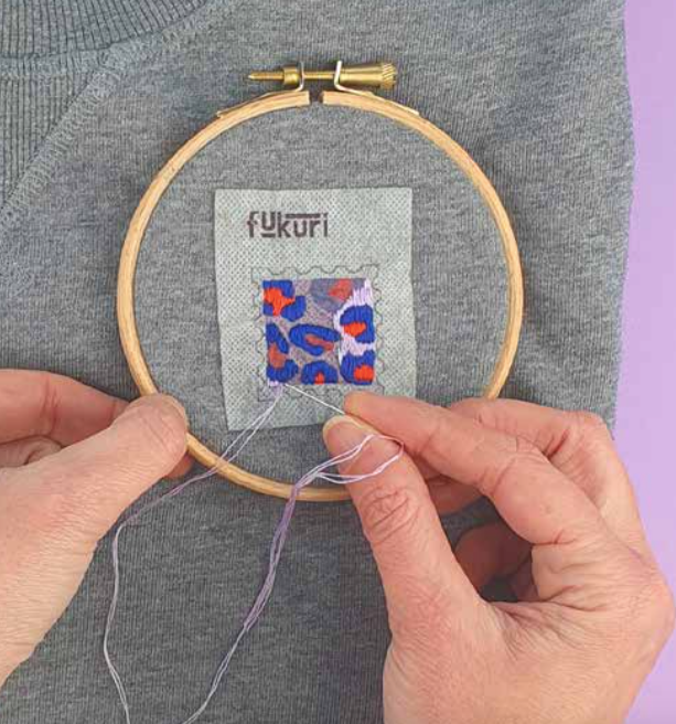 kit broderie leopard 