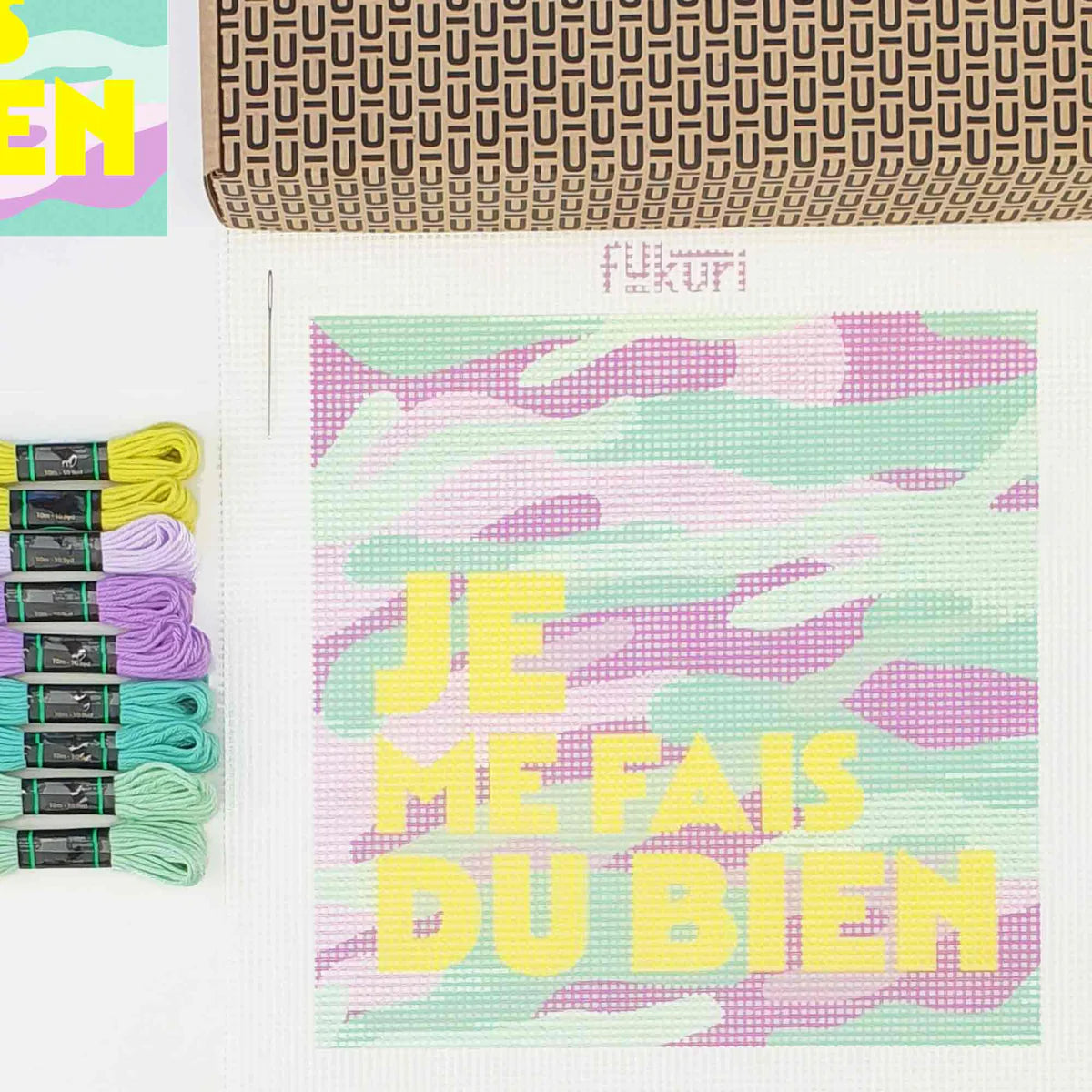 Kit canevas Je me fais du bien