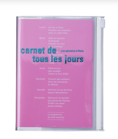 Carnet de notes carnet de tous les jours une semaine à Paris MARK'S
