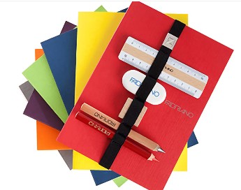 Carnet elastico multifonction pour écrire, dessiner, effacer, mesurer de la maison FABRIANO