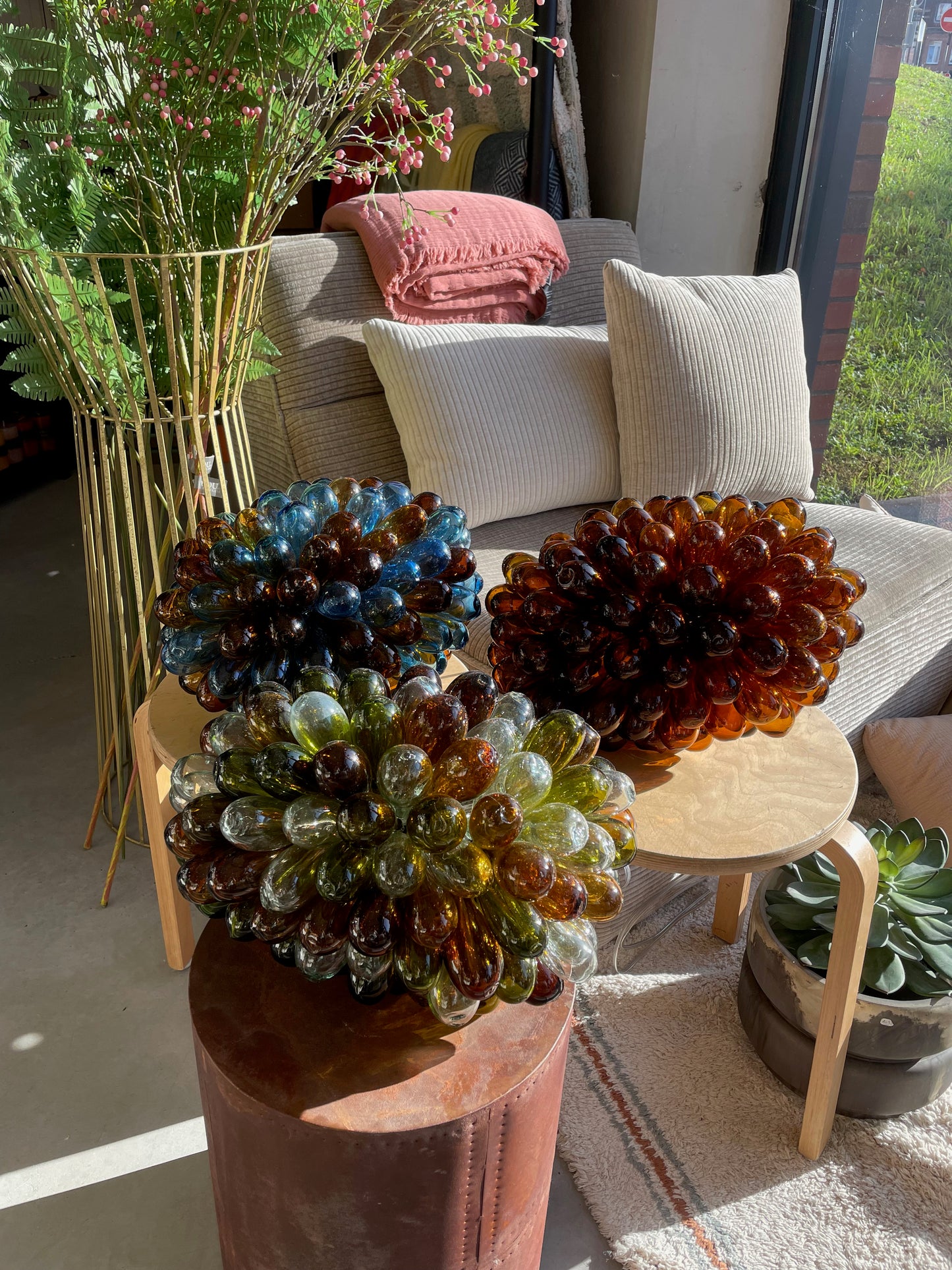 lampe_grappe_goutte_ambre_et_bleu__la_petite_boite_jaune