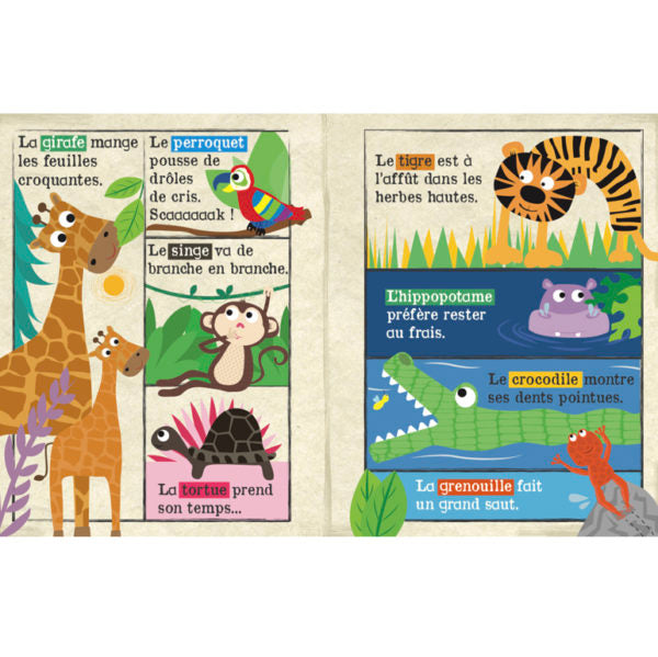 livre en tissu qui crépite pour bébés 