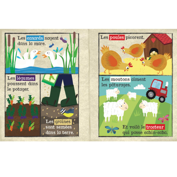 livre en tissu qui crépite pour bébés 