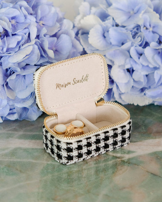 mini-boite-a-bijoux-de-voyage-pied-de-poule-marie-LA PETITE BOITE JAUNE