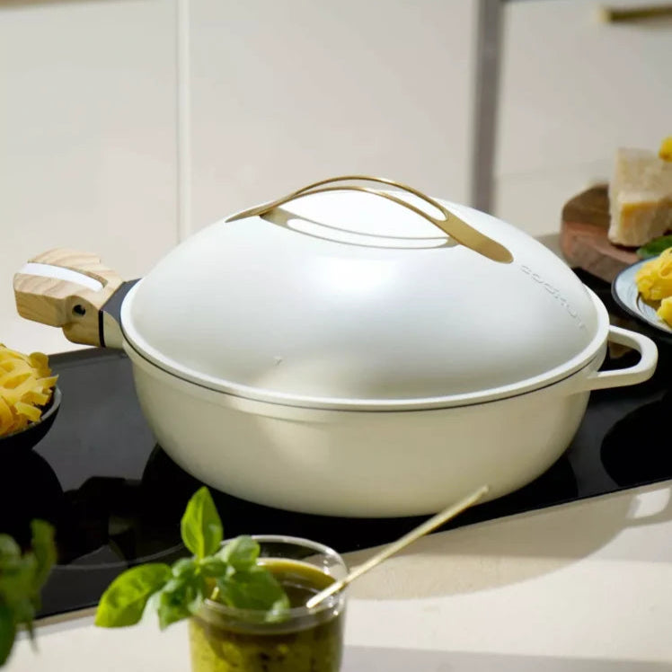 Poêle la Fabuleuse blanc meringue