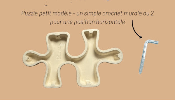 puzzle en ceramique à accrocher ou à poser   Monochromic - LA PETITE BOITE JAUNE