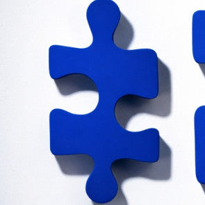 puzzle-ceramique A ACCROCHER OU POSER BLEU 1-MONOCHROMIC - LA PETITE BOITE JAUNE