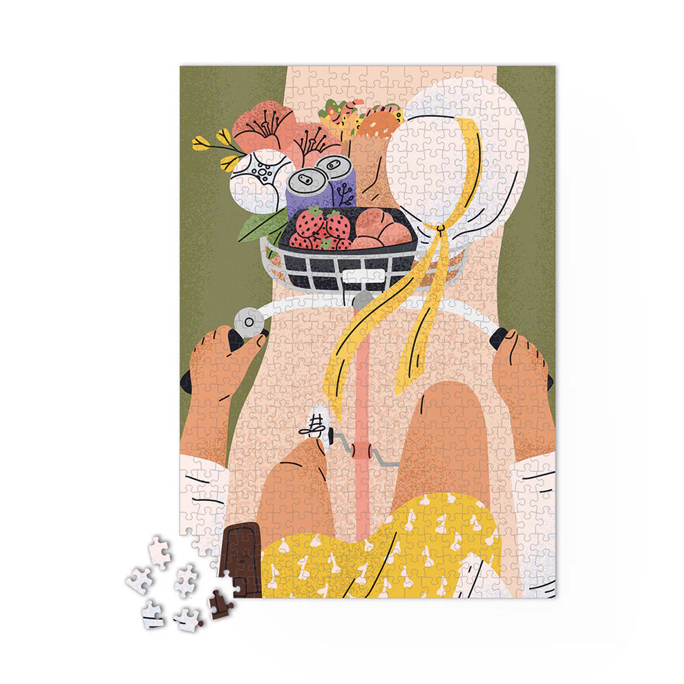 puzzle 500 pièces bicyclette