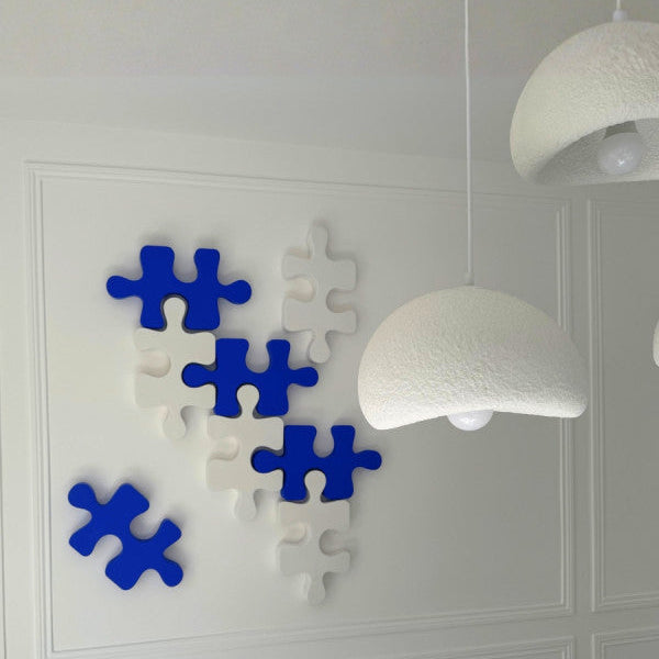 puzzle en ceramique à accrocher ou à poser BLEU Monochromic - LA PETITE BOITE JAUNE