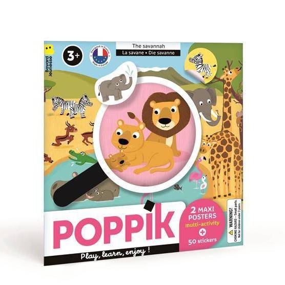 sticker repositionnales pour petits savanne