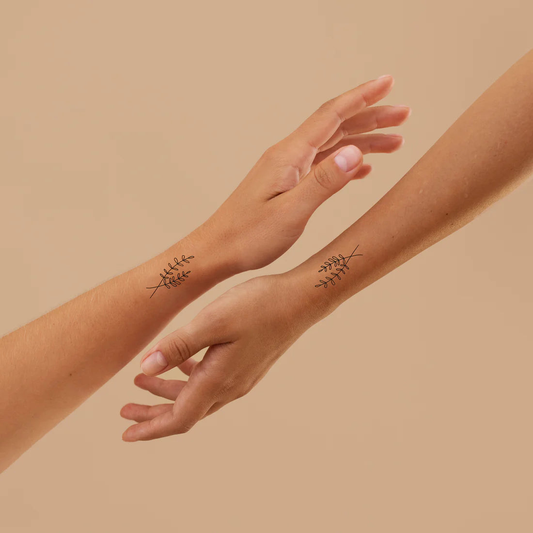 tatouages éphémères motif floral