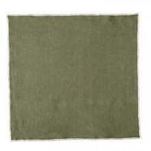 Charger l&#39;image dans la galerie, Serviette de table en lin 40 x 40 cm surpiqûre naturelle HAOMY
