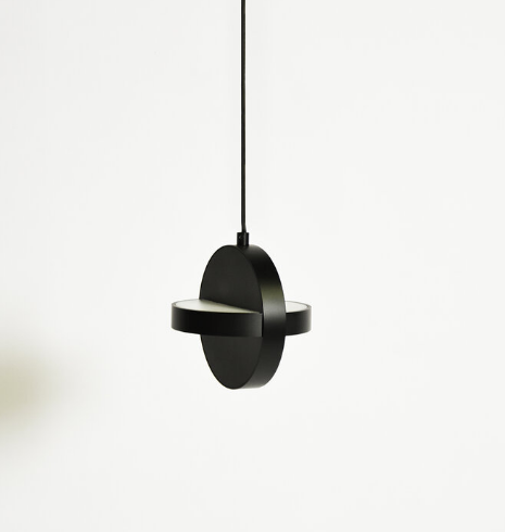 Lampe suspension design noire Eno Studio "Plus"