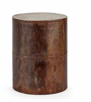 Table d'appoint ou tabouret en métal rouille pour Serax