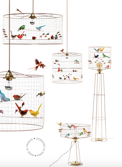 Lampe à poser Haute Volière de Mathieu Challières