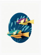Charger l&#39;image dans la galerie, Décoration murale 3D Poissons Taille XS
