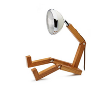 Charger l&#39;image dans la galerie, Lampe Mr Wattson bois clair
