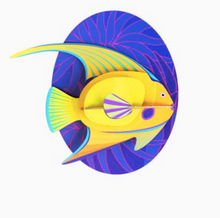Charger l&#39;image dans la galerie, Décoration murale 3D Poissons Taille M

