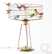 Charger l&#39;image dans la galerie, Lampe à poser tambour Volière de Mathieu Challières
