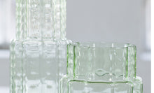 Charger l&#39;image dans la galerie, Vase en verre vert Collection &quot;Wave&quot; de Ruben Deriemaeker pour Serax Taille M
