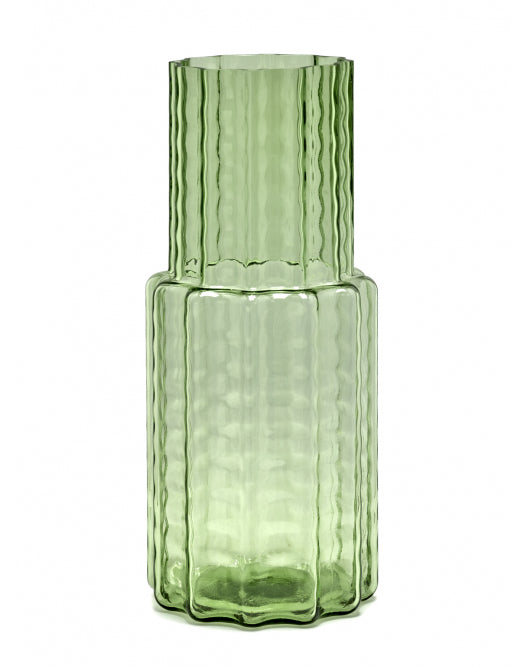 Vase en verre vert Collection 