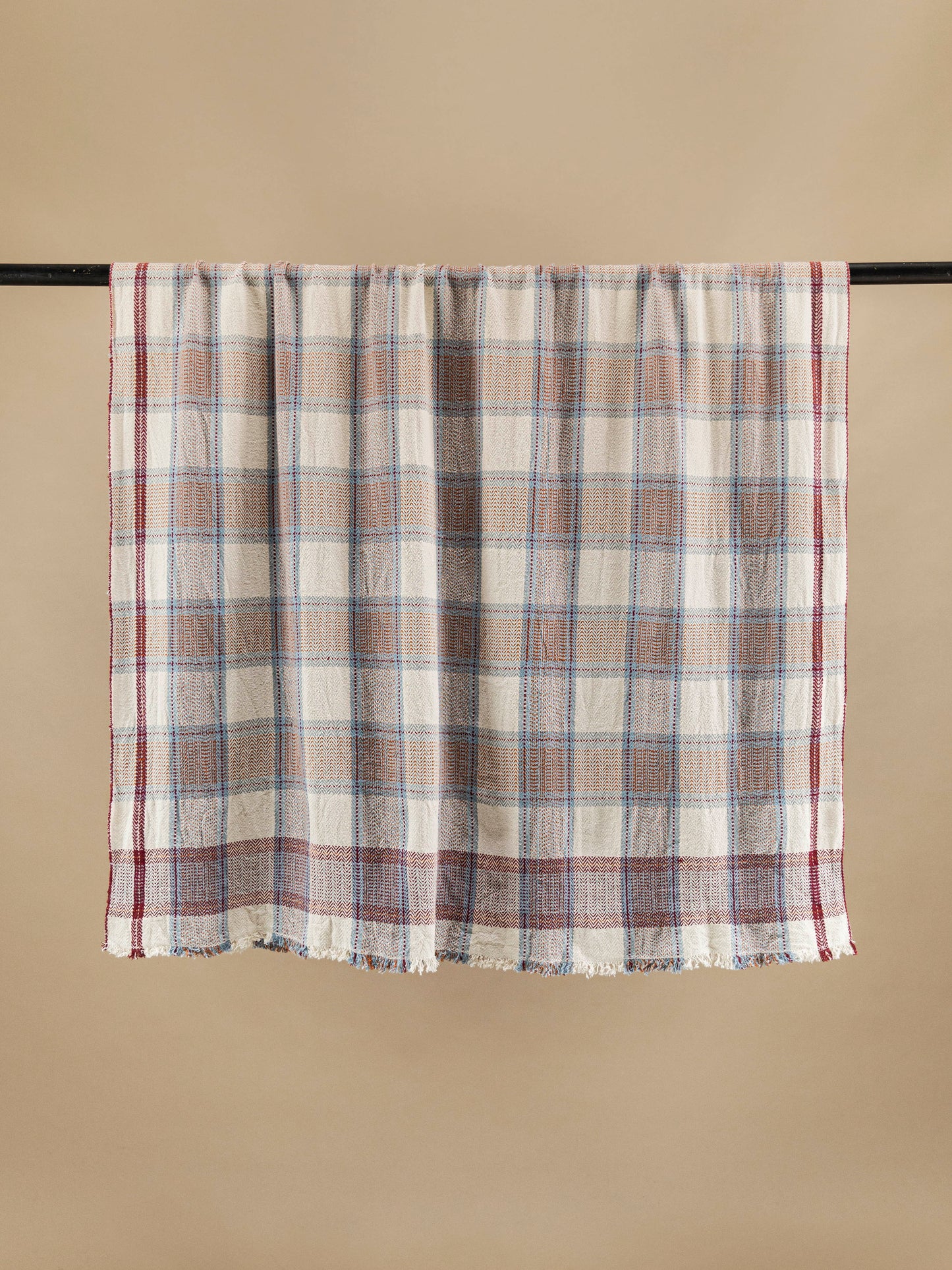 Plaid en coton MOISMONT 100 x 170 cm